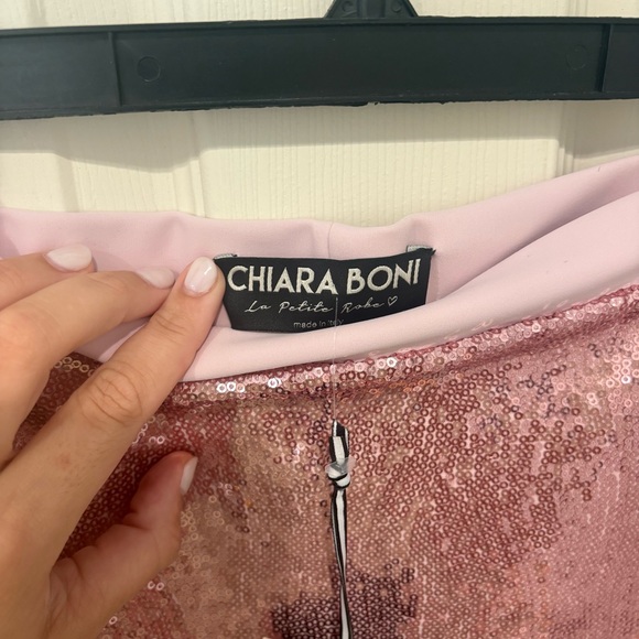 Chiara Boni Pink Sequin Skirt - Picture 5 of 6
